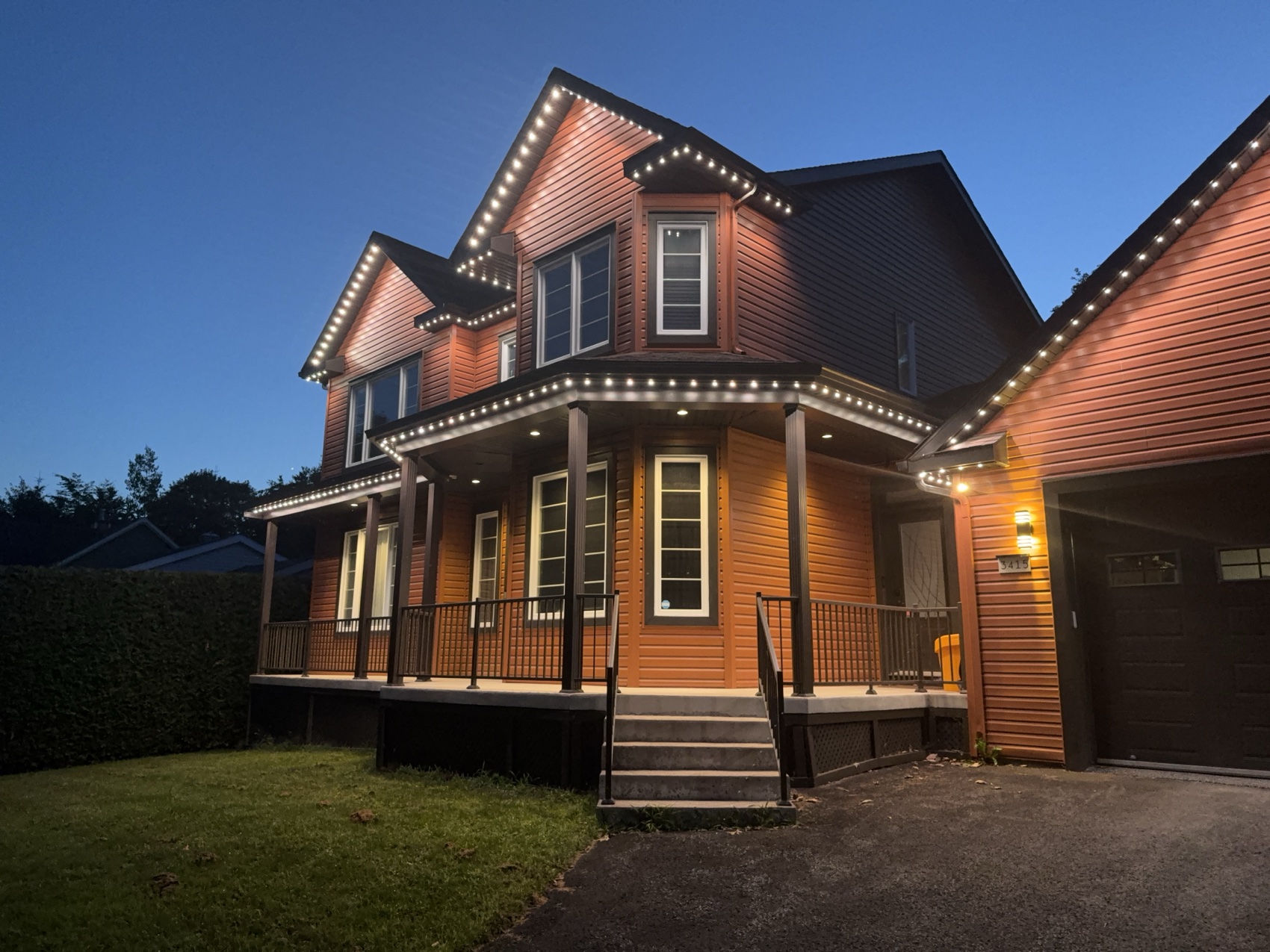 Résidence classique — Éclairage architectural